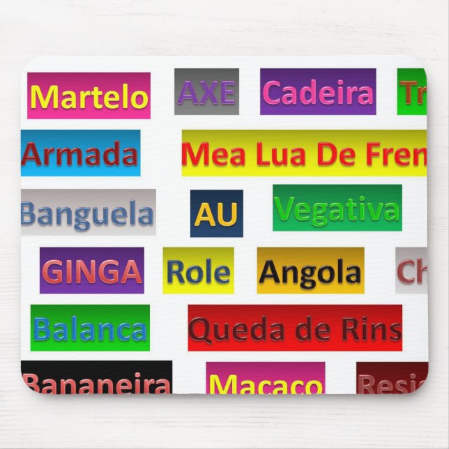 amor do capoeira das artes marciais do mousepad (Frente)