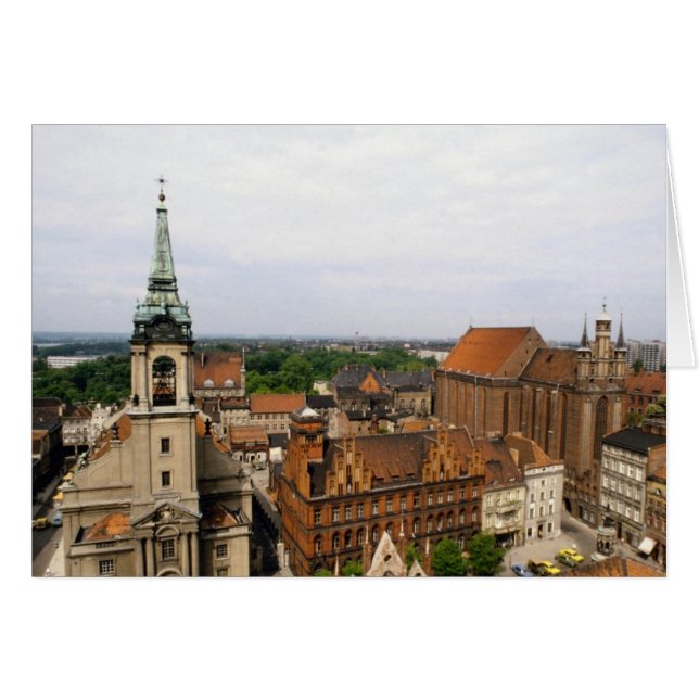 Amor do cartão do Polônia 90 (Frente Horizontal)