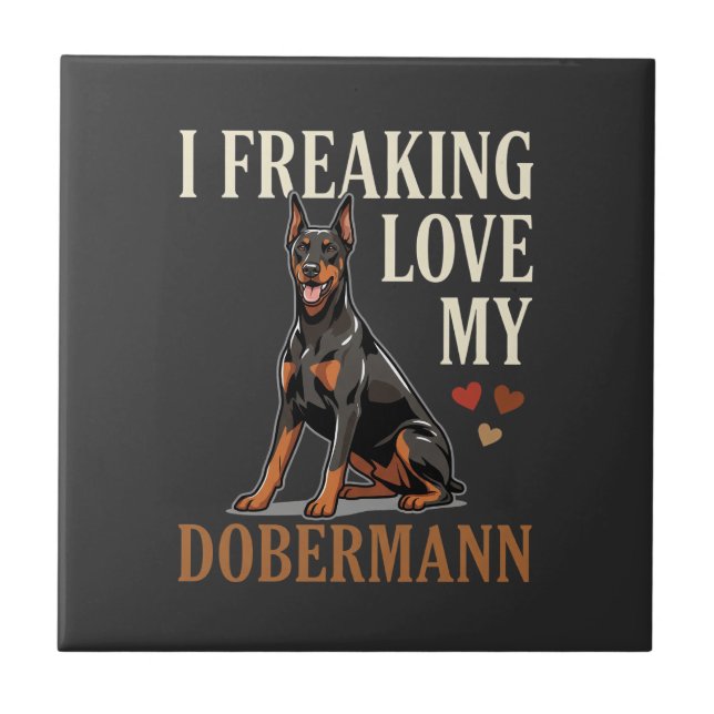 Amor Dobermann Amante de Cachorro (Frente)