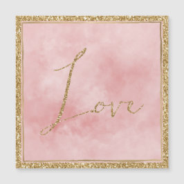 Amor Dourado brilhante cor-de-rosa