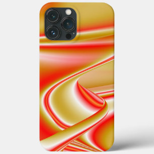 Amor e Abstrato 3D Rainbowart Dourado