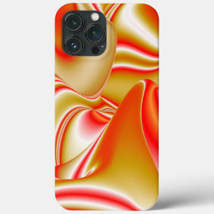 Amor e Abstrato 3D Rainbowart Dourado