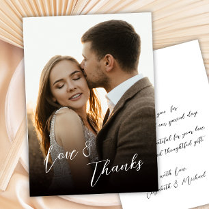 Amor e Agradecimento Letra Manual Foto Casamento