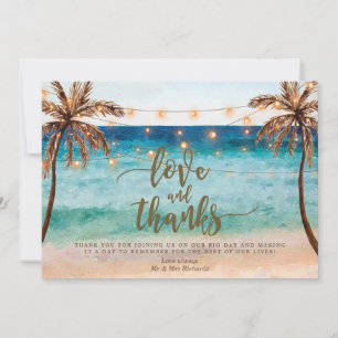 amor e agradecimento praia tropical