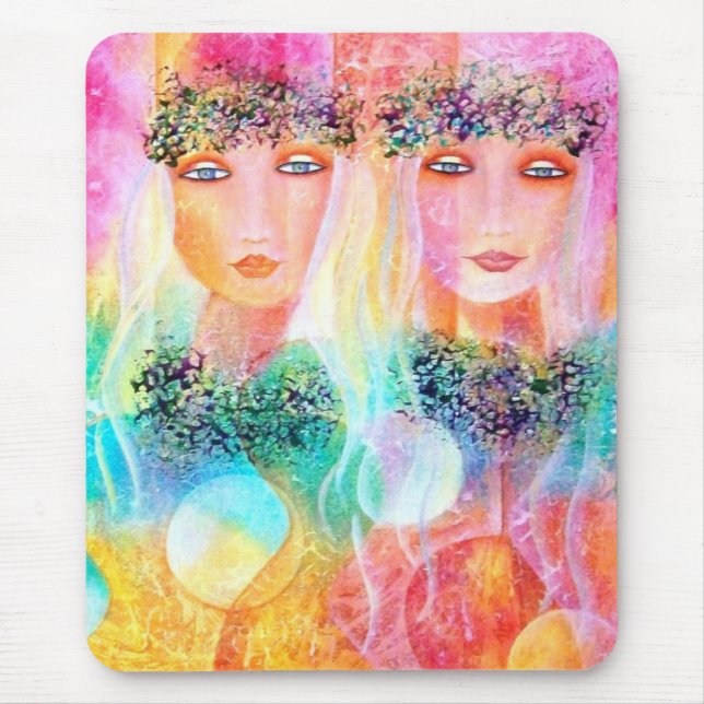 Amor e Aloha Mousepad (Frente)