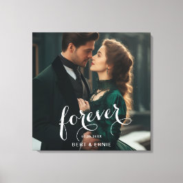 Amor e Lembrança Canvas Quadrado 60 cm