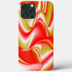 Amor e Ouro Arte de Arco-íris Abstrata 3D