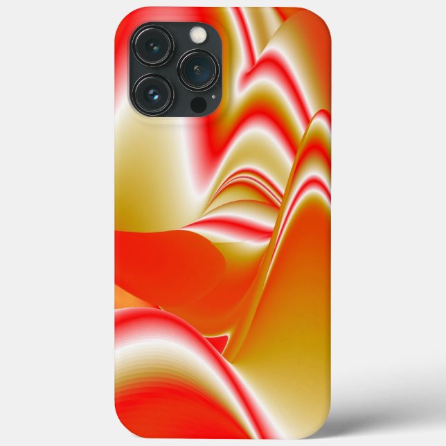 Amor e Ouro Arte de Arco-íris Abstrata 3D (Verso)