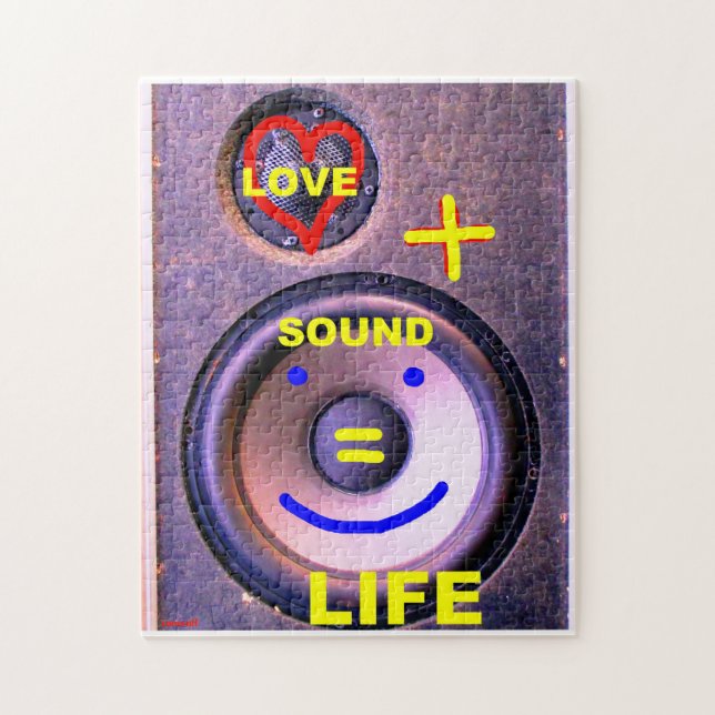 AMOR e SOM são LIFE - Quebra-cabeça (Vertical)
