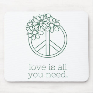 Amor é tudo que você precisa: Mousepad Inspiracion