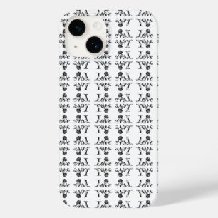 Amor em Flor: Tipografia com uma Rosa Embutida