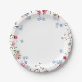 Amor em Pratos de Flor Selvagem de Sangue