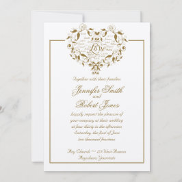 Amor em Qualquer Língua no Convite Dourado para Ca