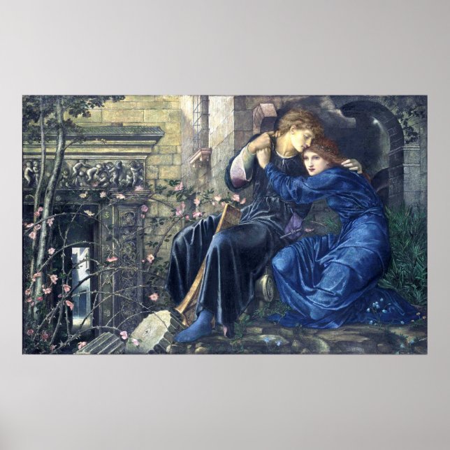 Amor entre a Poster das ruínas (Frente)