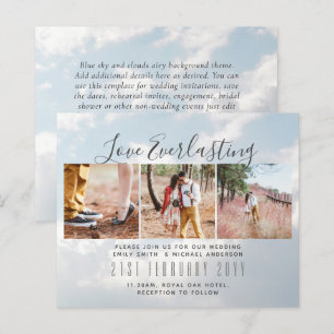 Amor Eterno COLAGEM DE FOTOS Convite Evento Casame
