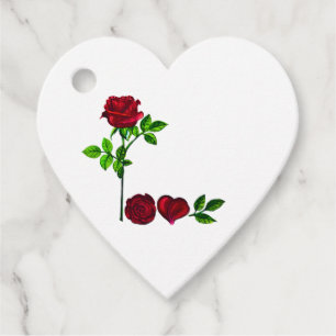 AMOR - Etiqueta de presentes cardíacos - Design de