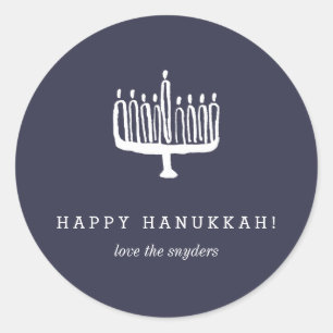 Amor + Etiquetas claras do feriado de Hanukkah -