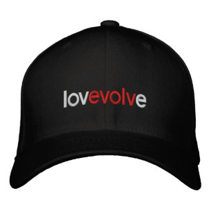 Amor Evolui Boné de Lã Bordado