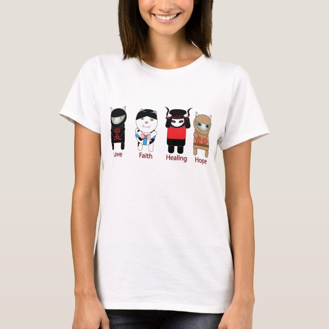 Amor Fé Curando Camisa De Esperança (Frente)