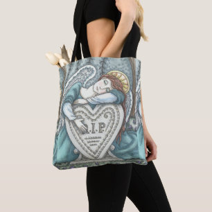 AMOR GUARDIANO ANGEL, CEMETERY TOTE BAG