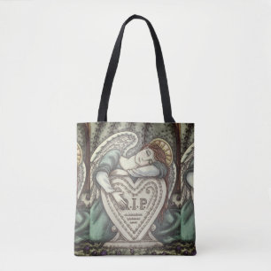 AMOR GUARDIANO ANGEL, CEMETERY TOTE BAG