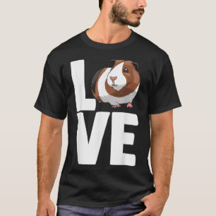 Amor Guiné Porco Mulheres Engraçadas Camisetas C