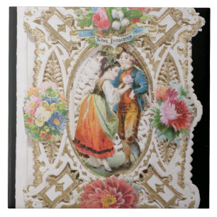 Amor, inocência, Namorados, c.1870 (color li)