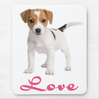 Amor Jack Russell Terrier Puppy Dog Mousepad