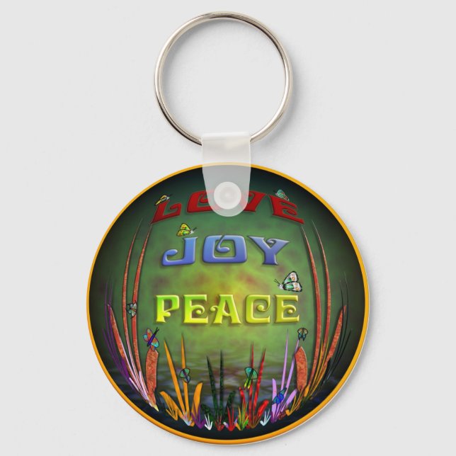 AMOR JOY PEACE CHAVEIRO (Frente)