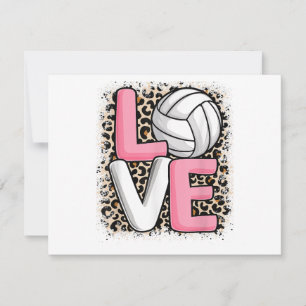 Amor Leopardo-do-voleibol Mulheres Imprimidas Voll