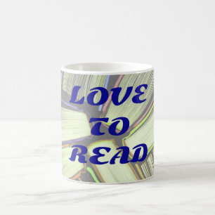 AMOR LER caneca de café