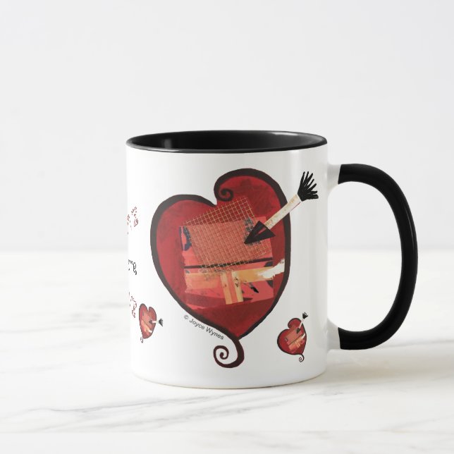 Amor & mais amor 11oz. Caneca (Direita)