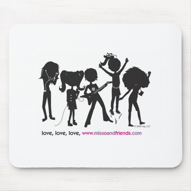 amor missoandfriends.com Mousepad (Frente)