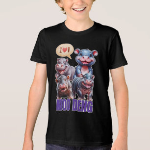 Amor moo Deng Tailandês engraçado bebê famoso hipp