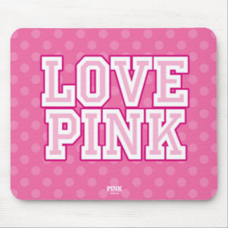 Amor Mousepad cor-de-rosa