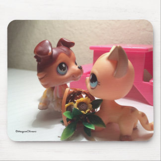 Amor Mousepad do Collie dos LPS