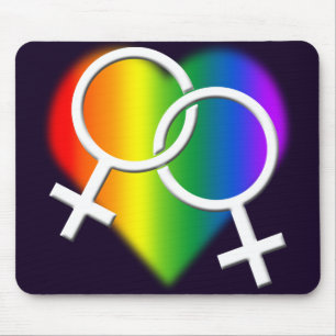 Amor Mousepads do arco-íris de Mousepad do orgulho