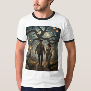 Amor na camiseta luar