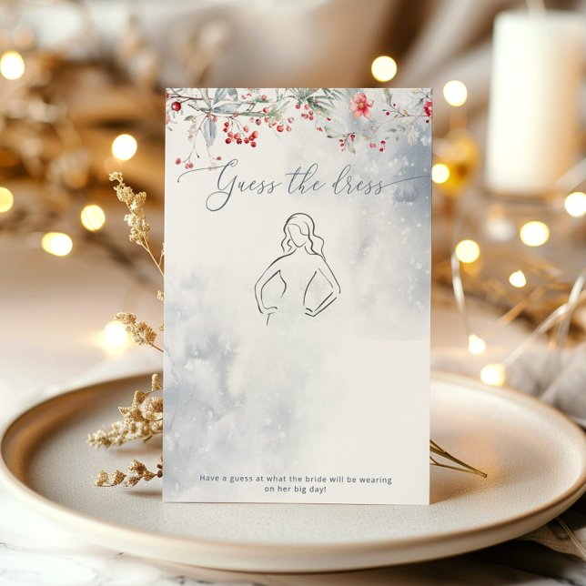 Amor na neve Adivinha o jogo do chá de panela vest (Criador carregado)