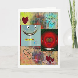 "Amor na primeira vista" 5 x cartão 7 vazio