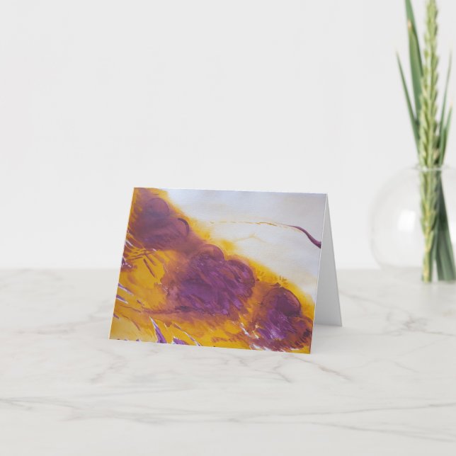 Amor no Cartão de Férias das Nuvens (Frente)