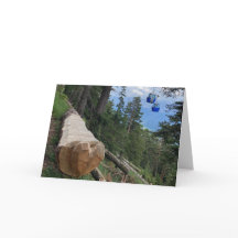 amor no cartão de saudação do lado da montanha