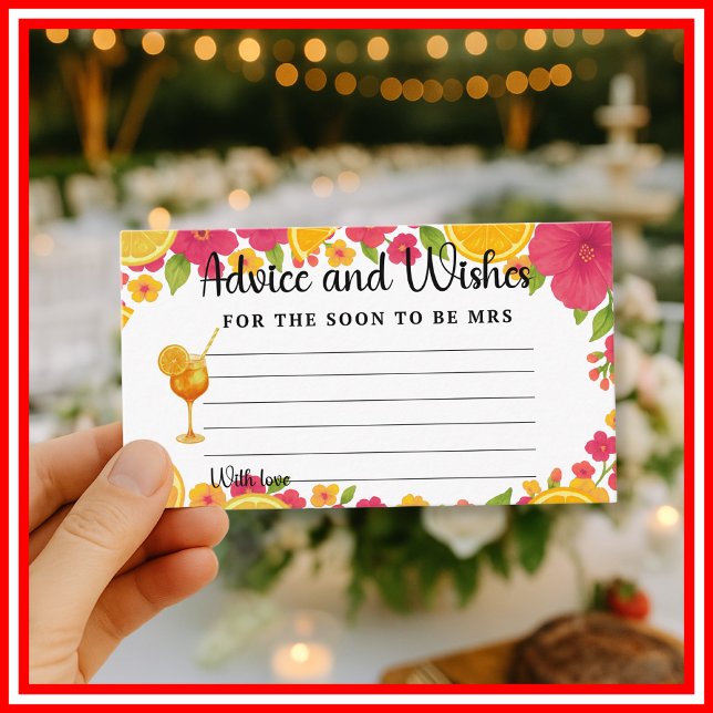 Amor no Primeiro Cartão Spritz Advice | Chá de pan (Criador carregado)