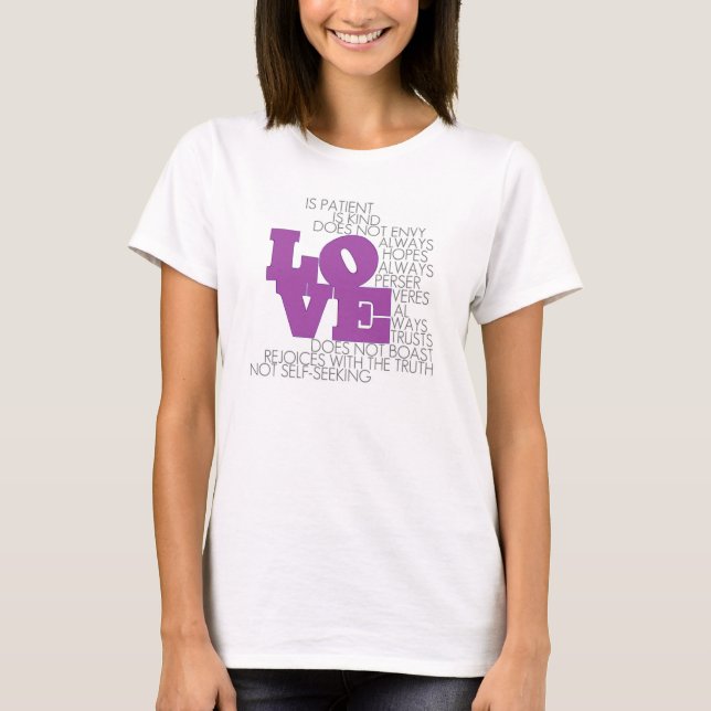 Amor Nunca Falha Camisa (Frente)