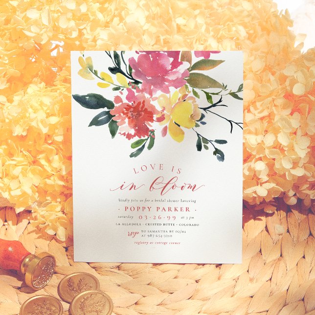 Amor Orçamental No Bloom Primavera Floral Chá de p (Criador carregado)