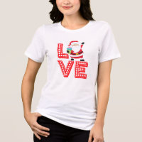 Amor Papai noel Empilhado Natal