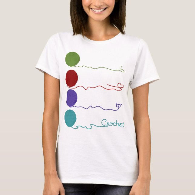 Amor para crochet a camisa (Frente)