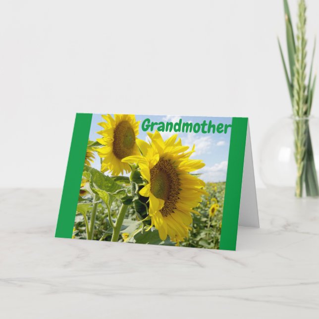 AMOR PARA VOCÊ NO DIA DAS MÃES *AVÓ* CARTÃO (Frente)