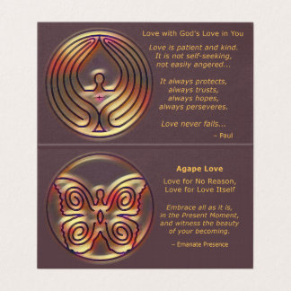 AMOR PBOQUIABERTO - CARTÃO DE TESTEMUNHO