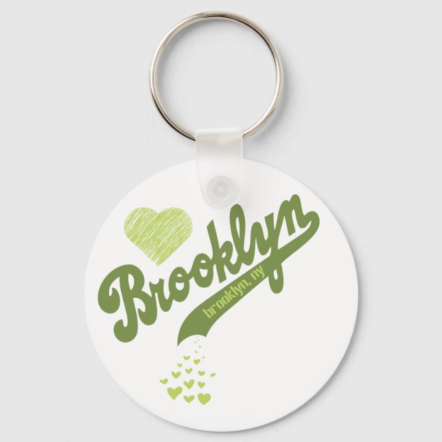 Amor Pelo Brooklyn 2 Chaveiro (Frente)